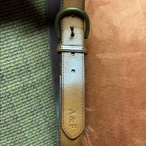 Leather belt